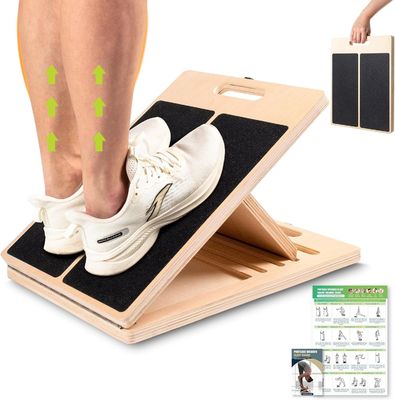 Eco-friendly Adjustable Incline Board for Calf Stretcher Portable and Custom Size