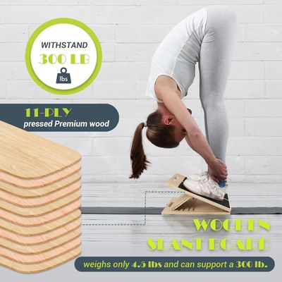 Eco-friendly Adjustable Incline Board for Calf Stretcher Portable and Custom Size