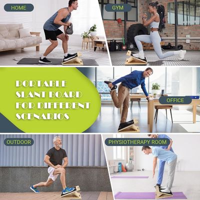 Eco-friendly Adjustable Incline Board for Calf Stretcher Portable and Custom Size