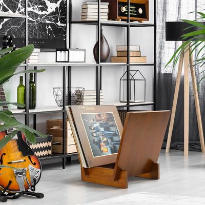 Wooden Vinyl Record Holder Keep Your Records in Perfect Condition with This Rack