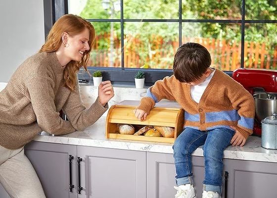 Keep Your Bread Fresh and Your Kitchen Organized with Our Assembly Required Storage Bo