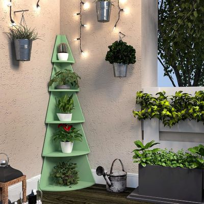 Design Style Modern Tall Corner Shelves for Kids 5 Tier Tree Bookshelf Corner Bookshelf