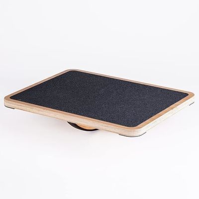 Custom Anti Slip Roller Core Strength Wooden Balance Board for Indoor and Outdoor Spaces