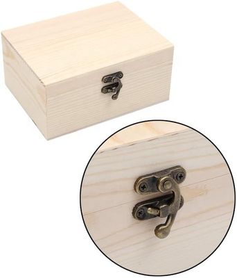 Custom Small Wooden Chest Boxes for Decorative Storage Environmental and Logo Customized