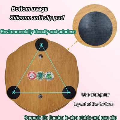 Rustic Style 12 Inch Wooden Balance Board Anti-Skid Dance Wobble Board for Home Decor