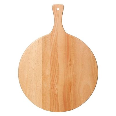 24-Hole Wood Tray for Storage of Kitchenware Thicken and Deviled Platter Round Design