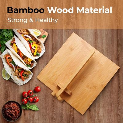 10 Inches Wood Tortilla Press Maker Customized Designs for Home and Catering Services
