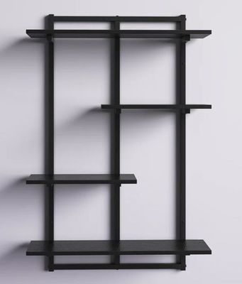 Customized Logo Metal Frame Floating Shelf for Kitchen Appliance Storage and Display