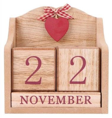 Wooden Advent Calendar Tabletop Toy with Rustic Home and European Style Aesthetics
