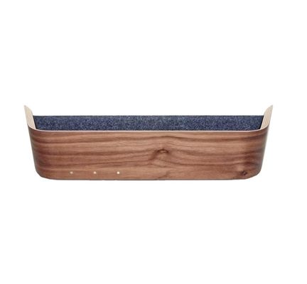 Modern Decorative Acacia Wood Mail Organizer Hanger Storage Shelf Rack Wooden Key Holder