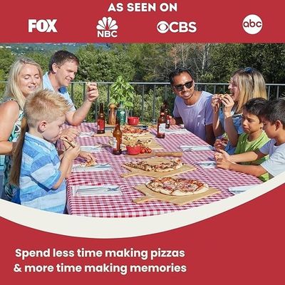 Innovative Design 4 X 12 Inch Non-Stick Real Bamboo Pizza Boards Wood Pizza Peel Rack