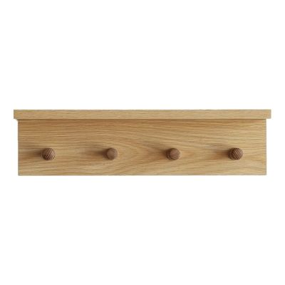 Efficiently Organize Your Entrance with this Wooden Hook Rack Stocked and Ready to Ship