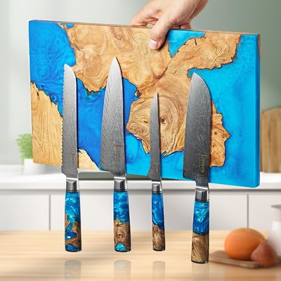 Square Eco Friendly Bamboo Magnetic Knife Strip for Kitchen Organization