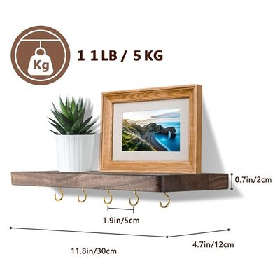 Effortlessly Installed Home Key Holder Rack Hanging Organizer with High Quantity Hooks