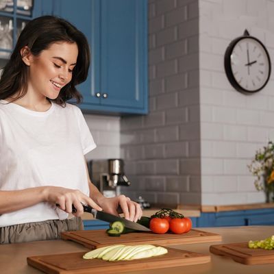 Extra Large 3 Pcs Craft Wood Cutting Boards for Kitchen Meal Prep Square 16 x 1.8 x 12 inches
