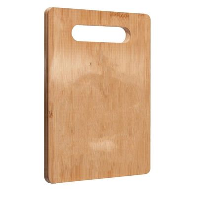 Personalized Bamboo Cutting Board with Handle and Sustainable Oil-Preserving Function