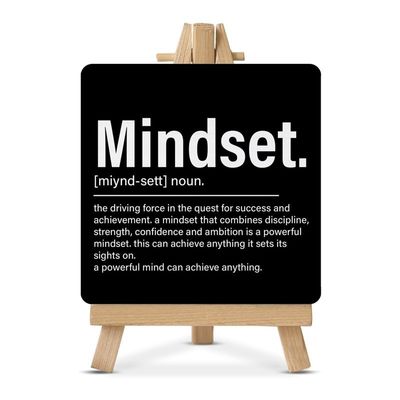 Varnished Home Decorations.Gifts Inspirational Motivational Wooden Sign for Office Desk