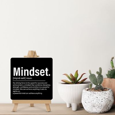 Varnished Home Decorations.Gifts Inspirational Motivational Wooden Sign for Office Desk
