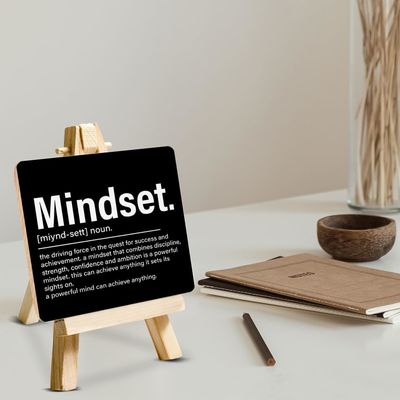 Varnished Home Decorations.Gifts Inspirational Motivational Wooden Sign for Office Desk
