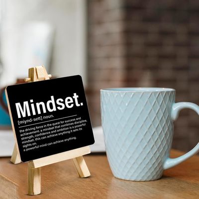 Varnished Home Decorations.Gifts Inspirational Motivational Wooden Sign for Office Desk