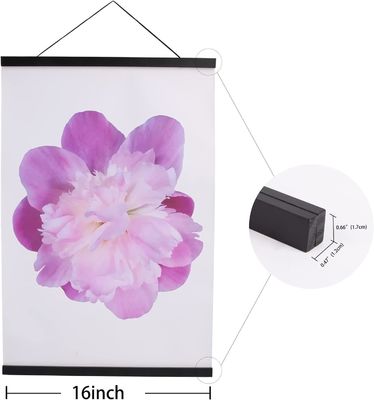 Customized Logo Acceptable Wood A4 6X24 16X22 16X20 Hanger Poster Frame 16 Inch Wide
