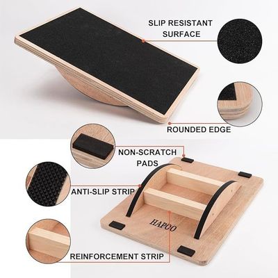 Custom Handle Wooden Slant Board for Professional Fitness in Europe Regional Feature