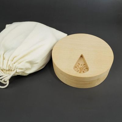 Customizable 7-Day Pill Holder Wood Weekly Pill Organizer for Medicine and Vitamins