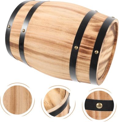 Wooden Whisky Wine Barrel Natural Wood Barrel Box for Honey Tofu