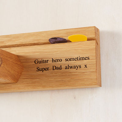 Wood Wall Mount Bracket Guitar Display Stand Personalised for Your Performance Space