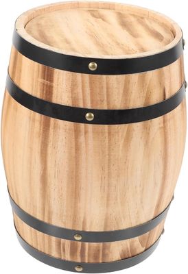 Wooden Whisky Wine Barrel Natural Wood Barrel Box for Honey Tofu