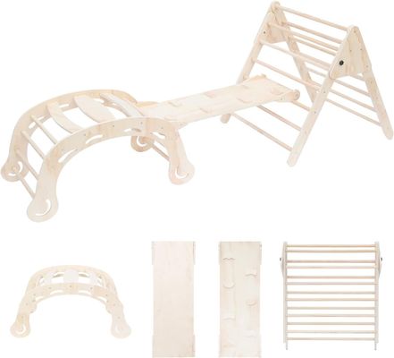Functional Design Multifunction Triangle Folding Climbing Slide Set for Balance Training