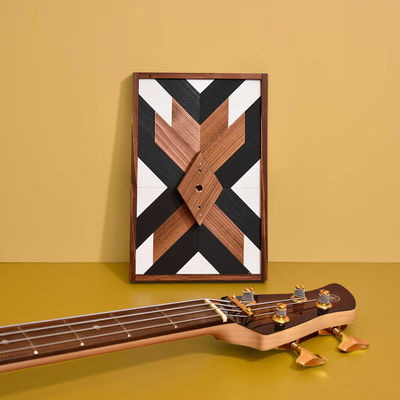 Guitar Wall Mount Hanger 202406 Burning Design Gifts for Musicians Customized Logo