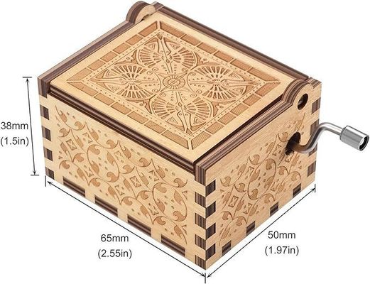 Gift Package Solid Wood Sunshine Music Boxes for Birthday Christmas Valentine's Day