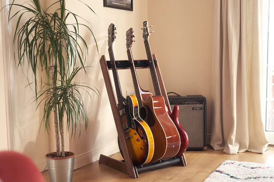 Customisable 3 Way Guitar Display Rack and Holder for Burning or as Your Request