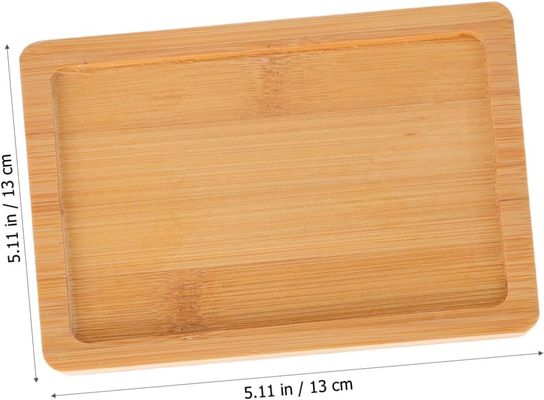 Living Room Decor Custom 4pcs Wooden Pallet Trays for Food Serve and Display Trays