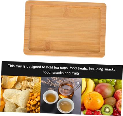 Living Room Decor Custom 4pcs Wooden Pallet Trays for Food Serve and Display Trays