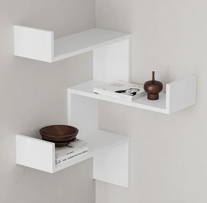 Adjustable Wooden Wall Shelf for Custom Logo Size Decorative Modern Home Furniture