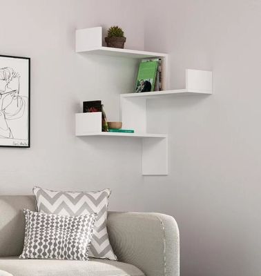 Adjustable Wooden Wall Shelf for Custom Logo Size Decorative Modern Home Furniture