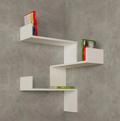 Adjustable Wooden Wall Shelf for Custom Logo Size Decorative Modern Home Furniture