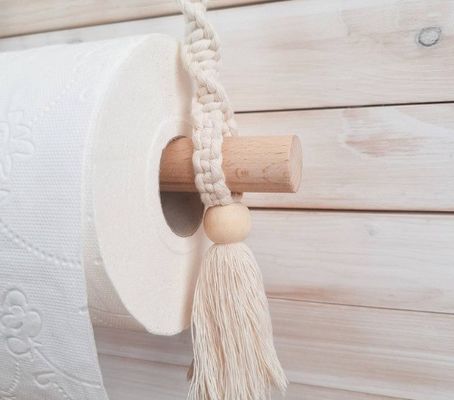 Custom Design Wooden Bar Toilet Paper Holder for Bathroom Space-Saving Essential