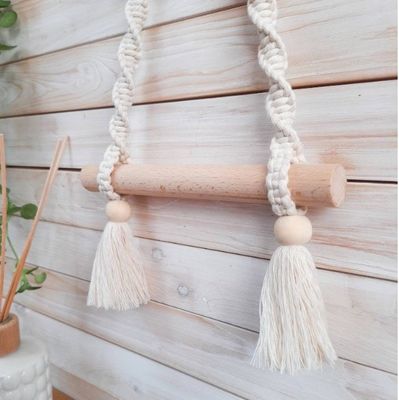 Custom Design Wooden Bar Toilet Paper Holder for Bathroom Space-Saving Essential