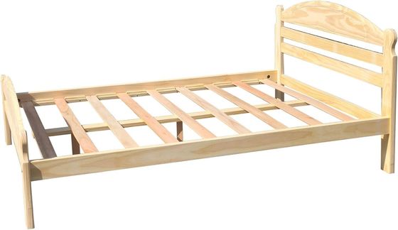 Hardwood Slats Support Wooden Bed Frame High Quantity Advantage for Adults Bedroom
