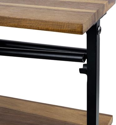 Upgrade Your Kitchen with This Solid Acacia Wood Paper Towel Holder and Top Display Shelf