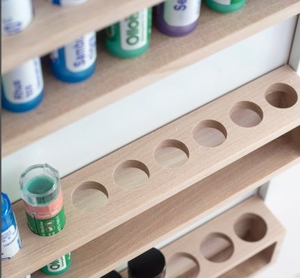 Customized Logo Design Wall Mounted Solid Birch Cabinet with Multifunctional Design