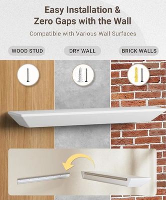Y Mail Packing Modern Custom Logo Set Of 2 Wall Mounted Floating Shelves For Wall Decor