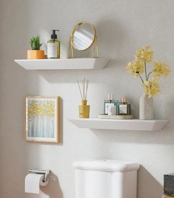 Y Mail Packing Modern Custom Logo Set Of 2 Wall Mounted Floating Shelves For Wall Decor