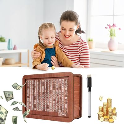OEM/ODM Acceptable Wooden Cash Savings Money Saver with Natural Color and Standards
