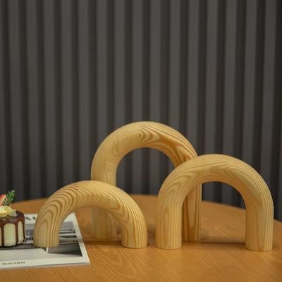 Europe Regional Feature Wooden Knot Chain Link Decor for Home Office Living Room Decorations