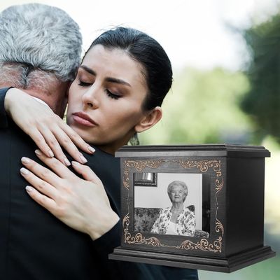 Unique Photo Frame Cremation Urns for Human Ashes Printing Silk-screen Printing