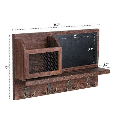 Modern Mail Organizer for Home Entryway Decor Multifunctional Wall Mounted Key Racks